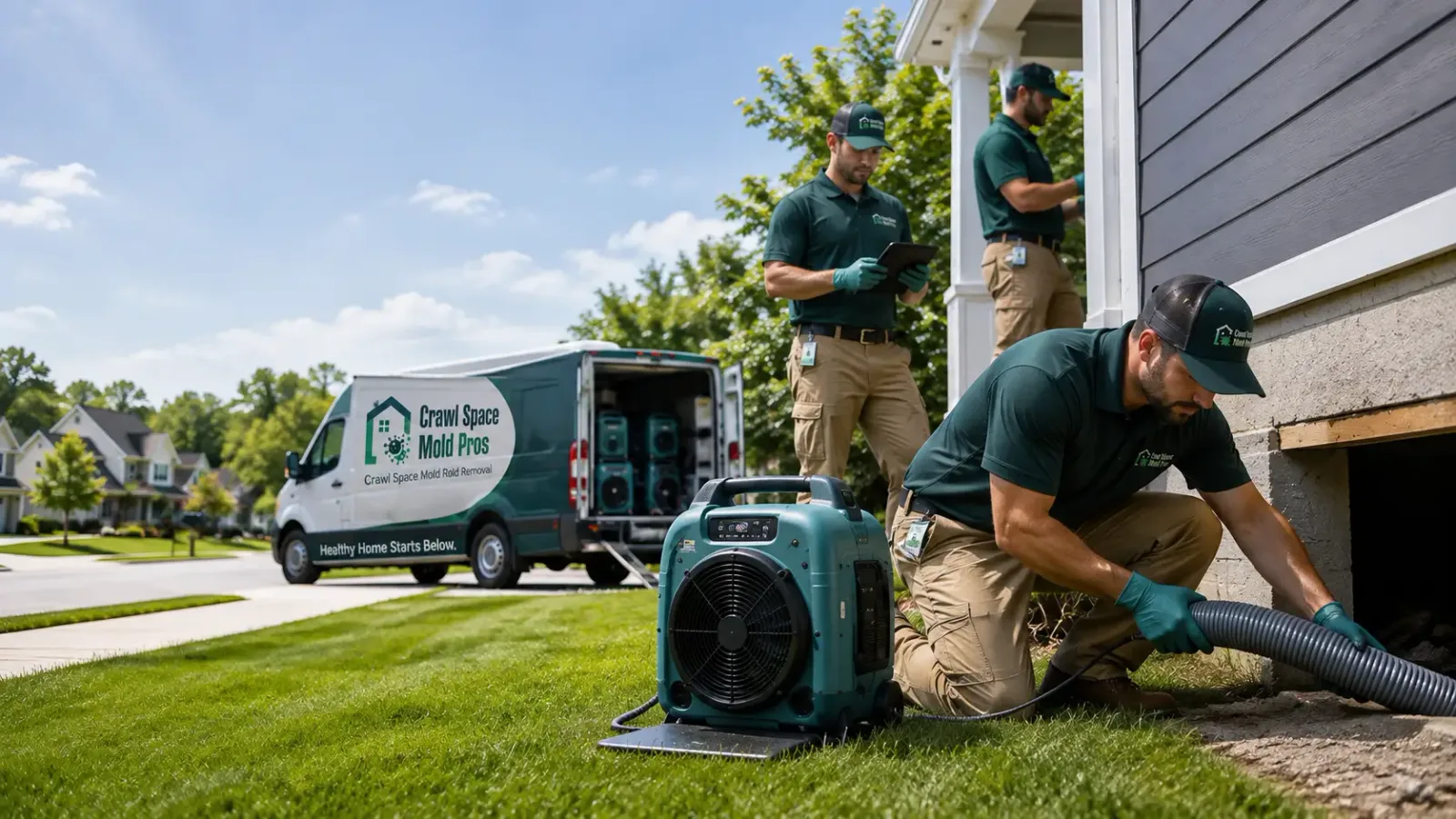 Crawl Space Mold Removal in Hillside, CO